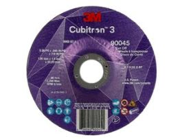 3M™ Cubitron™ 3 Cut-Off Wheel, 90045, 36+, T27, 5 in x 0.045 in x 7/8 in (125 x 1.6 x 22.23 mm), ANSI, 25/Pack, 50 ea/Case