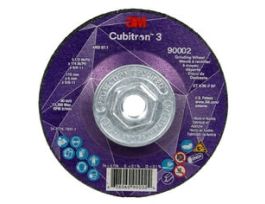 3M™ Cubitron™ 3 Depressed Center Grinding Wheel, 90002, 36+, T27, 4-1/2 in x 1/4 in x 5/8 in-11(115x6mmx5/8-11in) ANSI, 10 ea/Case