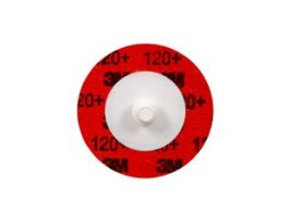 3M™ Cubitron™ II Roloc™ Durable Edge Disc 984F, 120+ YF-weight, TR, Maroon, 2 in, Die R150S, 50/Carton, 200 ea/Case