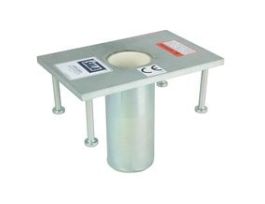 3M™ DBI-SALA® Confined Space Permanent Flush Floor Mount Sleeve Davit Mast Base 8512828, Stainless Steel