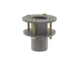 3M™ DBI-SALA® Confined Space Deck Mount High Capacity Davit Mast Base 8000100, Stainless Steel