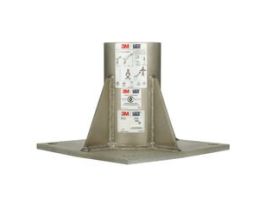 3M™ DBI-SALA® Confined Space Floor Mount High Capacity Davit Mast Base 8000096, Stainless Steel