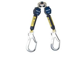 3M™ DBI-SALA® Nano-Lok™ Tie-Back Twin-Leg Personal Self-Retracting Lifeline 3101685, Web, 9 ft