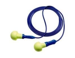 3M™ E-A-R™ Push-Ins™ Earplugs 318-3000, Metal Detectable, Corded, Poly Bag, 2000 Pair/Case