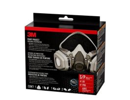 3M™ Paint Project Reusable Respirator 6111P1-DC, OV/P95, Small, 1-Fcpc, 1-pr 6001 Crtrdgs, 2-prs 5P71 Ftrs, 1-pr 501 Rtnrs