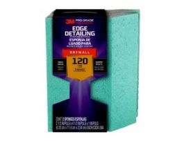 3M™ Pro Grade Precision™ Drywall Edge Detailing Angled Sanding Sponge Fine grit, 30904FPSA, 2.5 x 4.5 x1 in, 2/each, 6/case