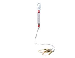 3M™ Protecta® 100% Tie-Off Cable Shock-Absorbing Lanyard 1340452, 6 ft