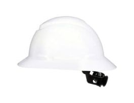 3M™ SecureFit™ Full Brim Hard Hat CHH-FB-R-W6-SL, with Ratchet Adjustment, White, 6/Case