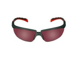 3M™ Solus™ 2000 Series, S2024AS-RED, Gray/Red Temples, Red Mirror Anti-Scratch lens, 20ea/cs
