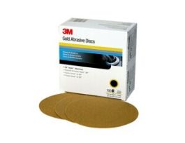 3M™ Hookit™ Gold Disc 216U 00978, 6 in, P220, 100 Discs/Carton, 4 Cartons/Case