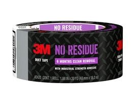 3M™ No Residue Duct Tape 2420, 1.88 in x 20 yd (48 mm x 18.2 m)