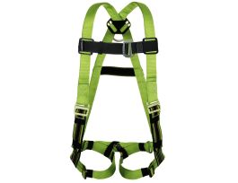 Miller DuraFlex Python™Harnesses, Sliding back D-ring and mating buckle leg and chest straps