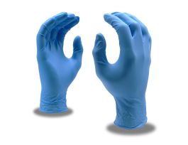 NITRI-COR® AGILITY, BLUE NITRILE, INDUSTRIAL GRADE, POWDER FREE, TEXTURED, 6-MIL, 10 BOXES OF 100 PER CASE