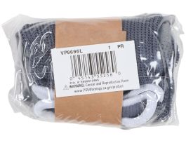 GLOVES 13 GAUGE GRAY PU CS144