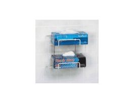 Wire Glove Dispenser, PVC-coated steel, triple box