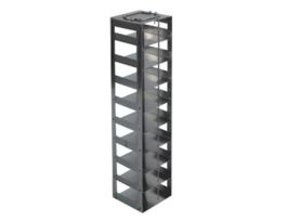 Vertical/Chest Freezer Rack for 96 Deep-Well Microtiter Plates or Boxes w/ 1 3/4" Max H, 9 plate or box capacity