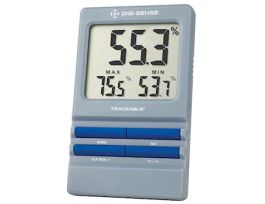 Traceable Thermohygrometer with Alarm and Calibration; Ambient Sensor