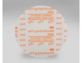 3M™ Hookit™ Microfinishing Film Disc 268L, 15 Mic 3MIL, Type D, 5 in x NH, Die 500X, 50/Carton, 500 ea/Case