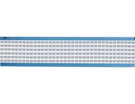 Numerical Wire Markers Perm Adhesive Vinyl 0.75in H Legend: 117, 1250 Total