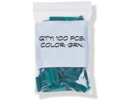 BAG RECLOSABLE W/WHITE BLK 2MIL 4X10