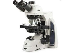 Research Trincoular Compound Microscope, 4/10/40/100x, Brightfield Plan, 100-250 VAC