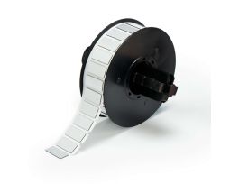 B30 Series Raised Profile Rectangular Labels 0.49 in H x 1.06 in W Silver 500/RL