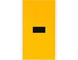 Outdoor Vinyl 6 in Black on Yellow Numbers - Card