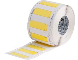 Heatex Cable Markers 1 in H x 3 in W Polyether Polyurethane Yellow 500/RL