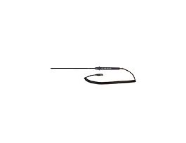 PFA-Ctd RTD Probe, 100 Ohm, 3-Pin. 10" L, 5ft Coil Cord