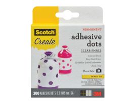 Scotch® Adhesive Dots 010-300S-CFT, Clear