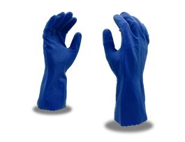 BLUE LATEX CANNERS, UNLINED, MEDIUM WEIGHT