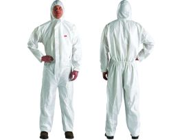 3M™ Disposable Protective Coverall 4510 White Type 5/6, 20 EA/Case