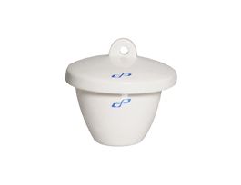 Tall-Form Crucible with Cover, porcelain, 250 mL, 6/pk