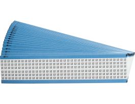 Numerical Wire Markers Repositionable Vinyl 0.75in H Legend: 12, 1800 Total