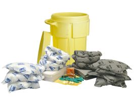 55-Gallon Drum Spill Control Kit - Mixed Oil Only and Universal Application, Wheeled
