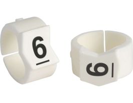 ClipSleeve Wire Markers Size 45 Nylon 0 AWG - 0 AWG, 6 Pack of 50 Pieces