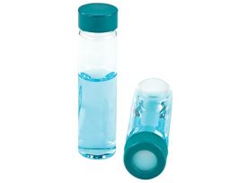 Clear VOA Vials, 40 mL, Open-Top Green Septa Caps, Economy Case; 144/Cs