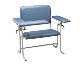 BLOOD DRAW CHAIR BLUE FLIP ARM