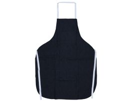 APRON DENIM BLUE ELASTIC WRIST 23IN