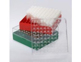 CRYOGENIC STORAGE BOX 100-PLACE RED PK5