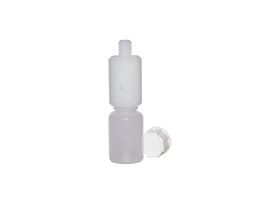 HDPE Sampler Adapter and Bottle; 100 mL