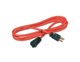 EXT CORD 1 OUTLET GRNDD 3-PRONG PLUG ORG