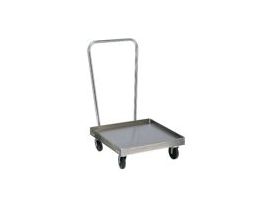 Stainless Steel Platform Truck, 200 lb Cap, 20.75" Square Platform
