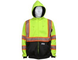 HOODIE R CLASS 3 LIME/BLACK 2X3IN