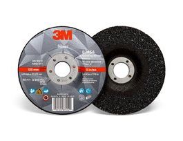 3M™ Silver Depressed Center Grinding Wheel, 87454, T27, 5 in x 1/4 in x 7/8 in, 10/Carton, 20 ea/Case
