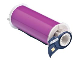 All Weather Permanent Adhesive Vinyl Label Tape for BBP85 Printer - 8" Purple