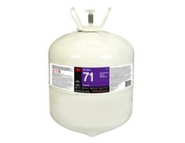 3M™ Hi-Tack Composite Spray Adhesive 71, Clear, Large Cylinder (Net Wt 30.0 lb), 1 Each/Case