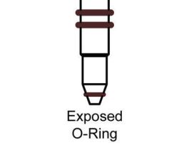 VALVE HI-VAC 1 ARM VITON 0