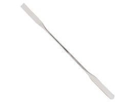 Nickel/SS Lab Spatulas with 1.5" Flat Blunt x 1.63" Flat Round Ends; 3/PK