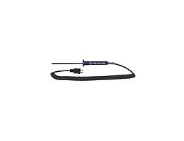 Compact PFA-Coated Thermocouple Probe, 4.5" L, Grounded d; Type J